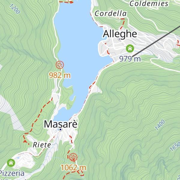 Map of Alla Caminada