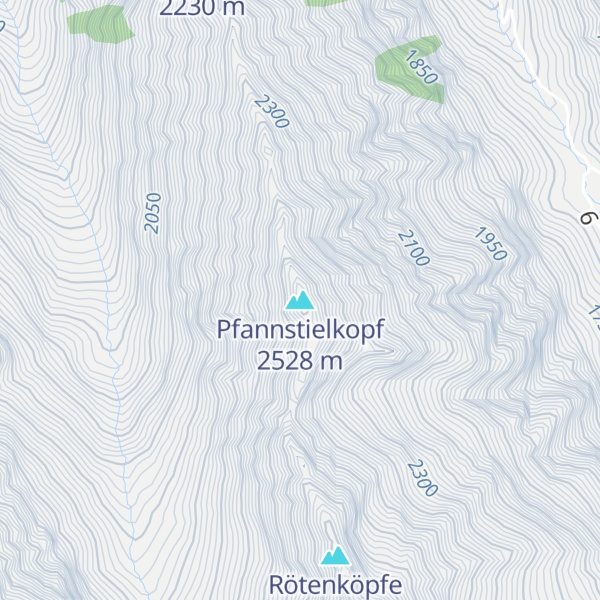 Map of Pfannstielkopf
