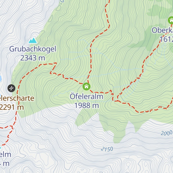 Map of Öfeleralm
