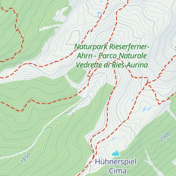 Map of Tesselberghütte
