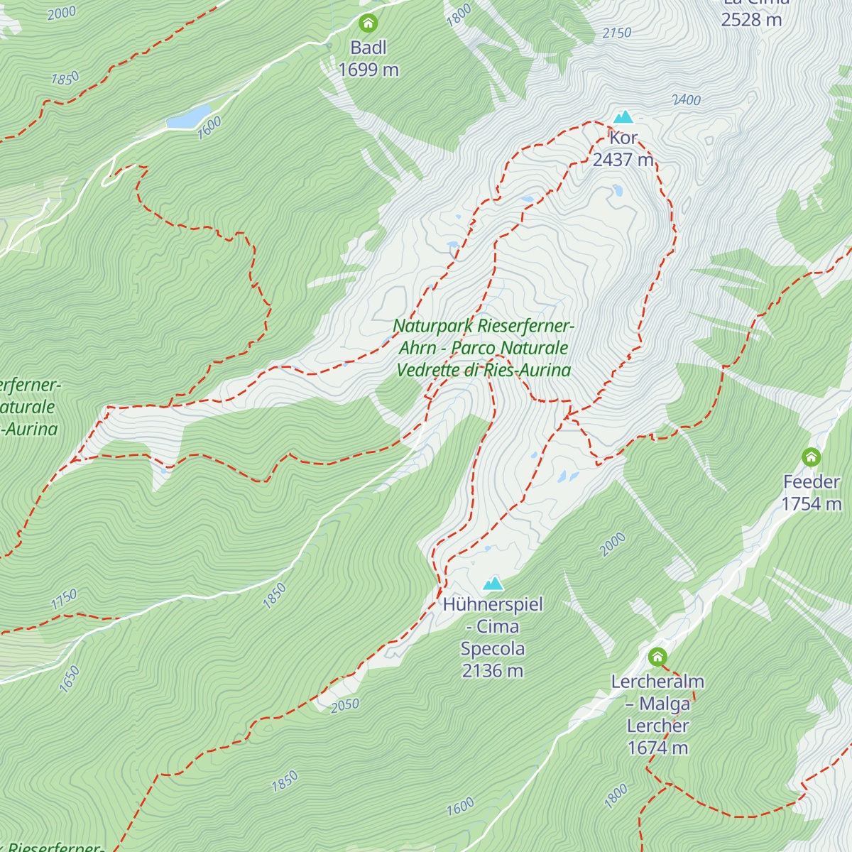 Tesselberghütte map