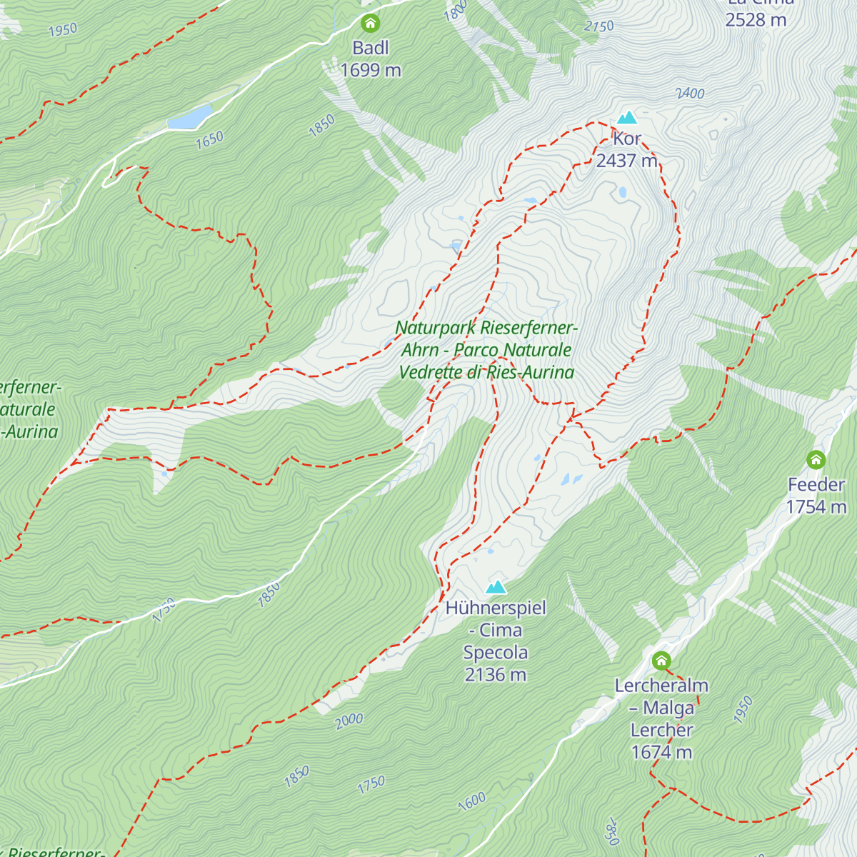 Tesselberghütte map