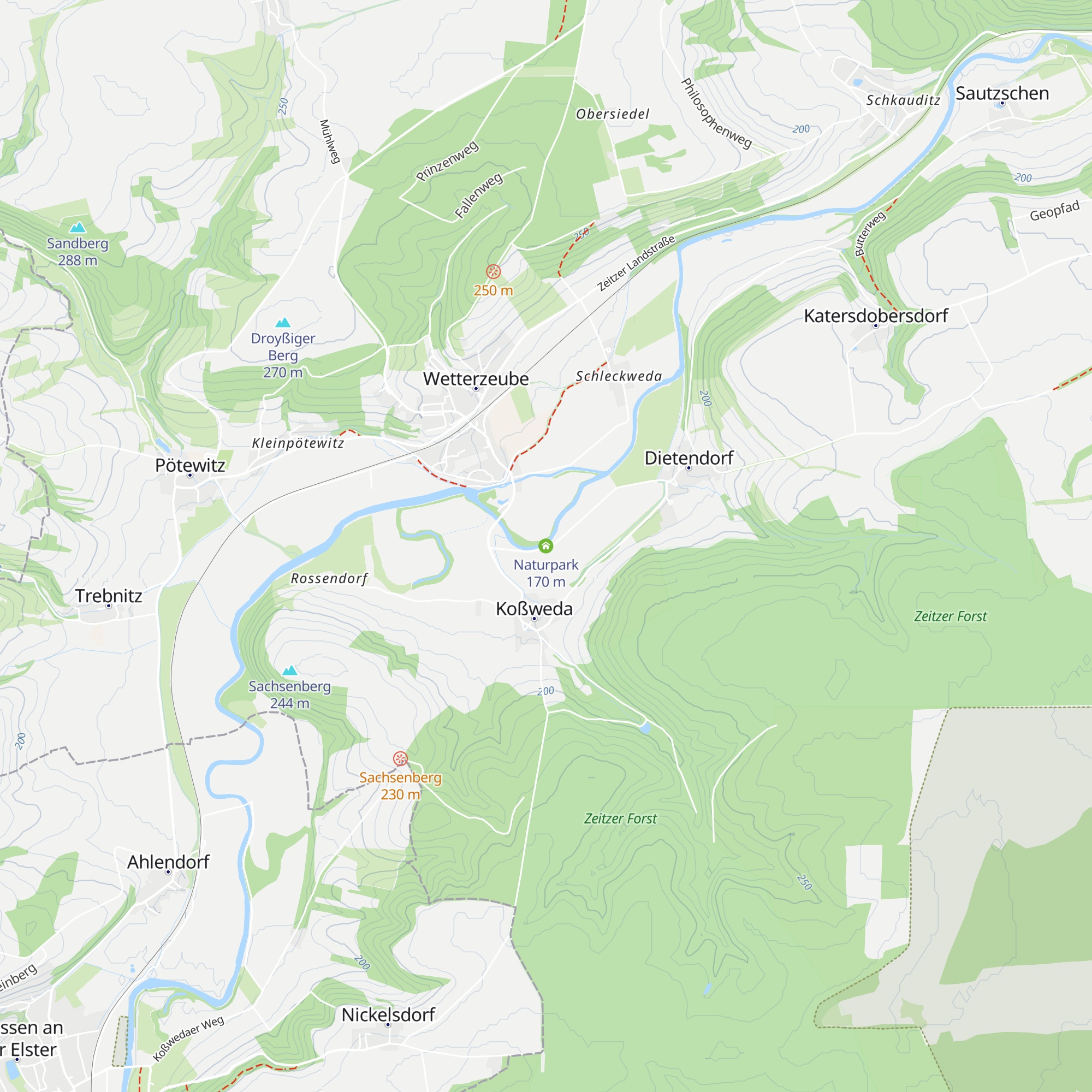 Naturpark map