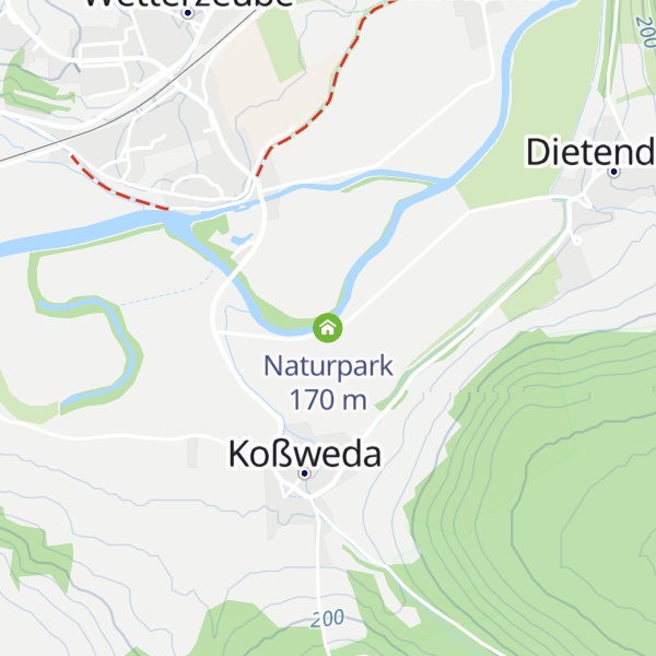 Map of Naturpark