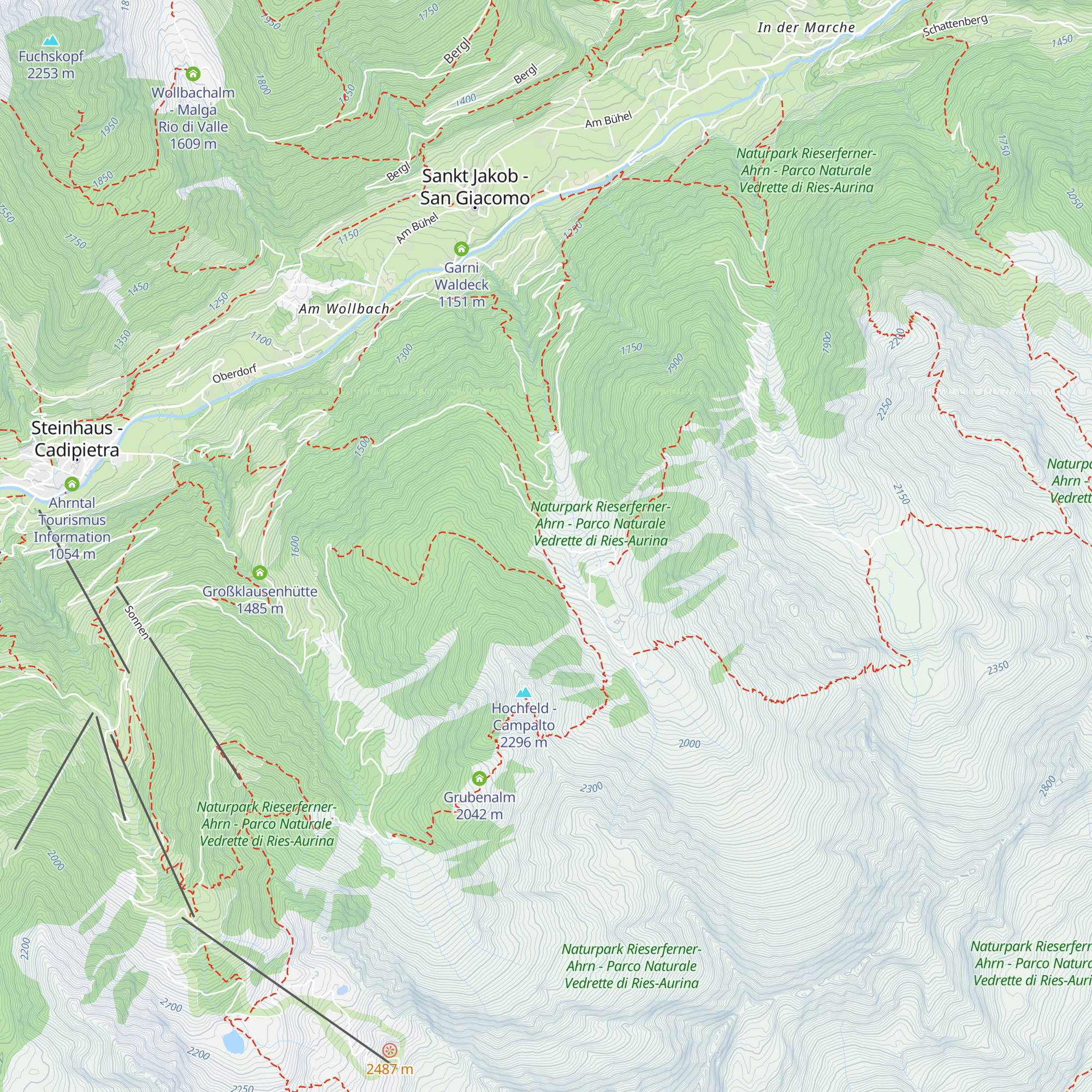 Tischleralm map