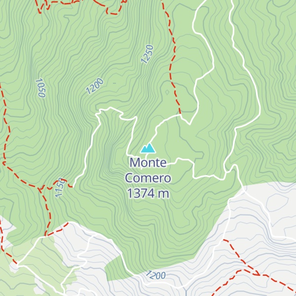 Map of Monte Comero
