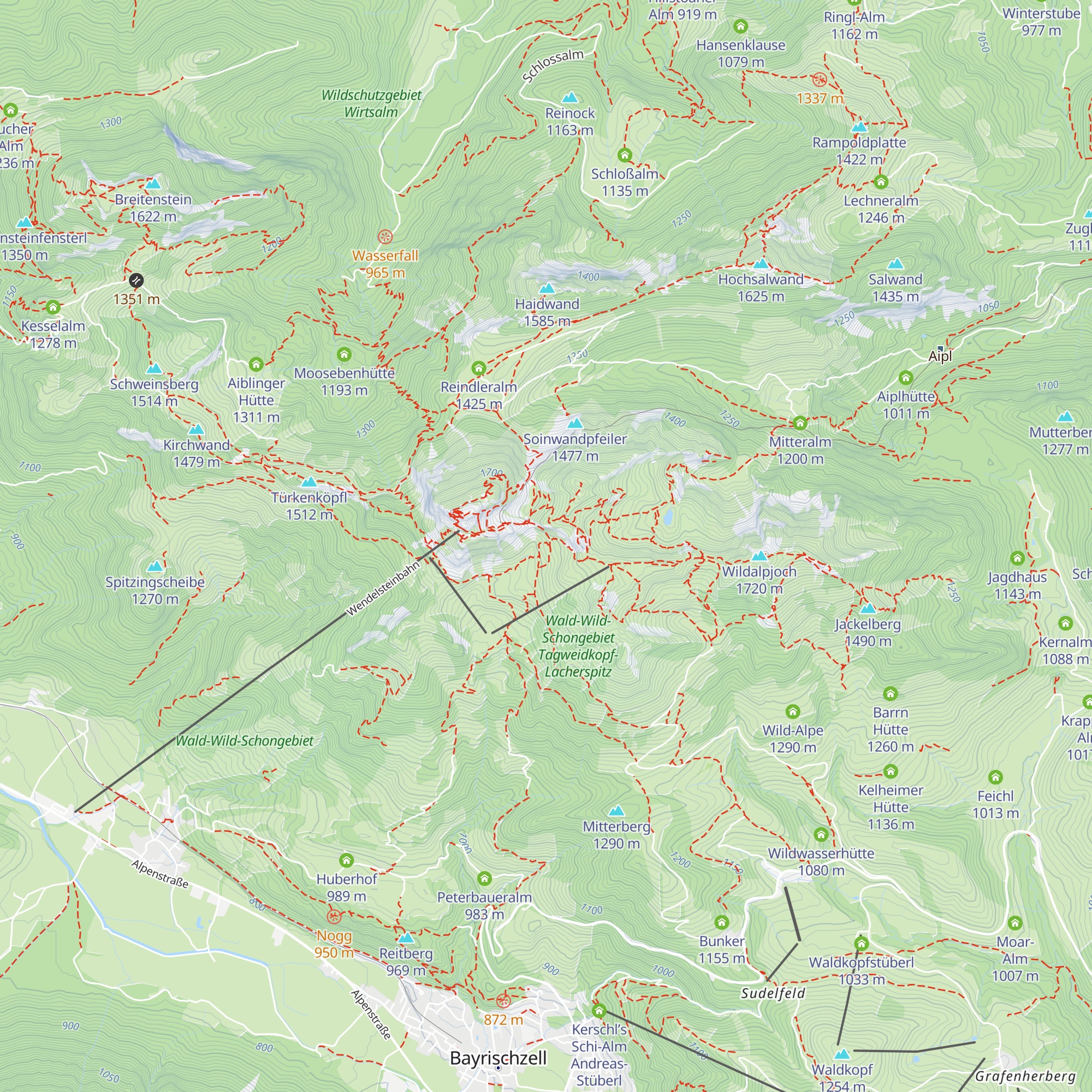 Bergwachthütte map
