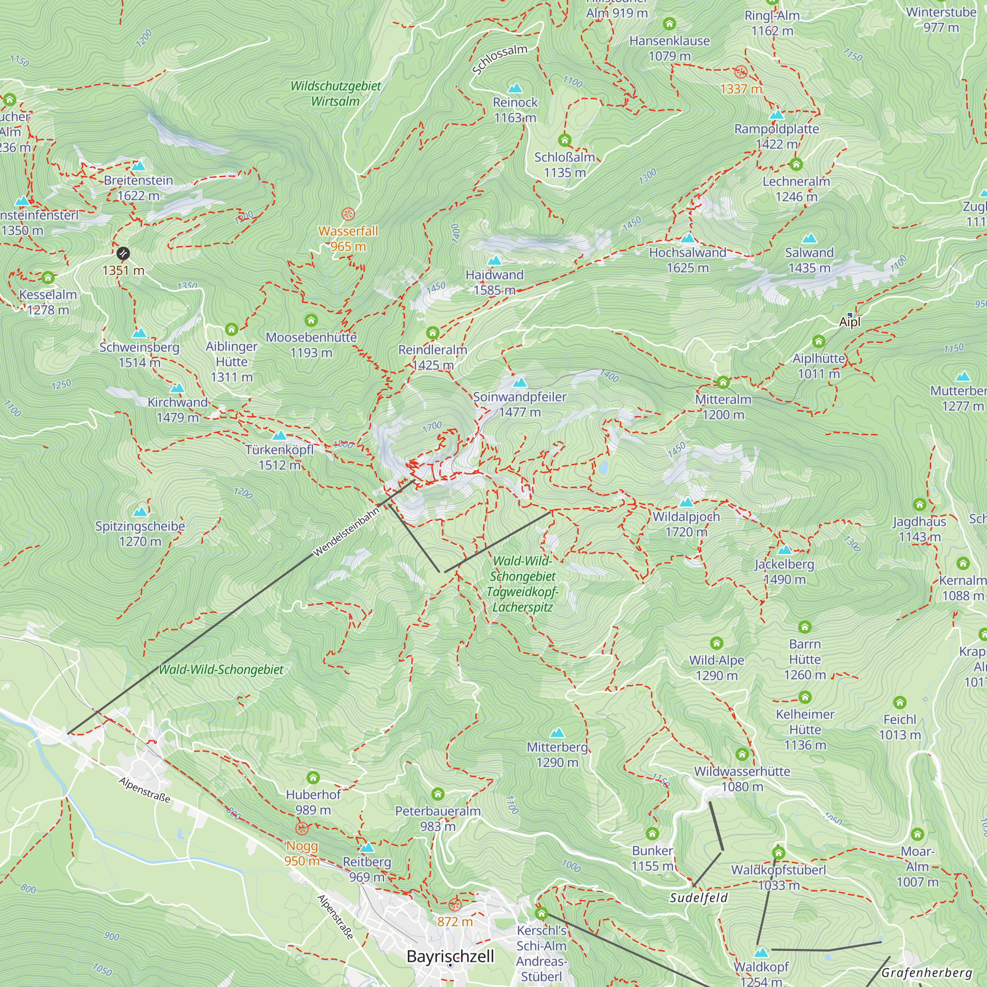 Bergwachthütte map