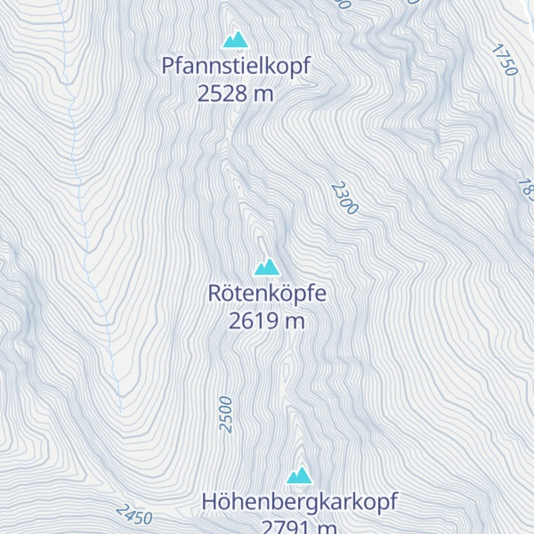Map of Rötenköpfe