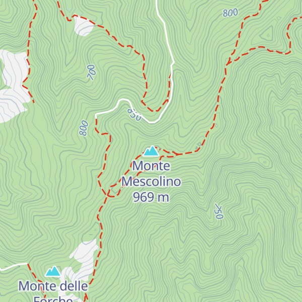 Map of Monte Mescolino