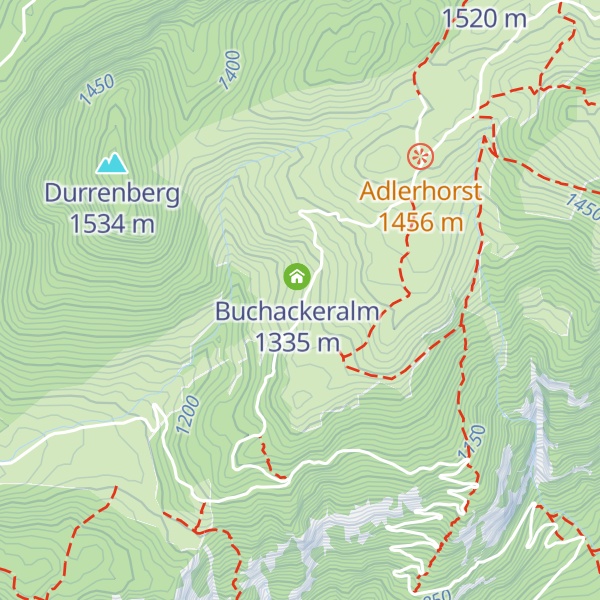 Map of Almgasthof Buchacker