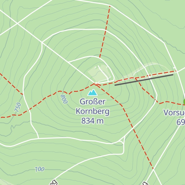 Map of Großer Kornberg