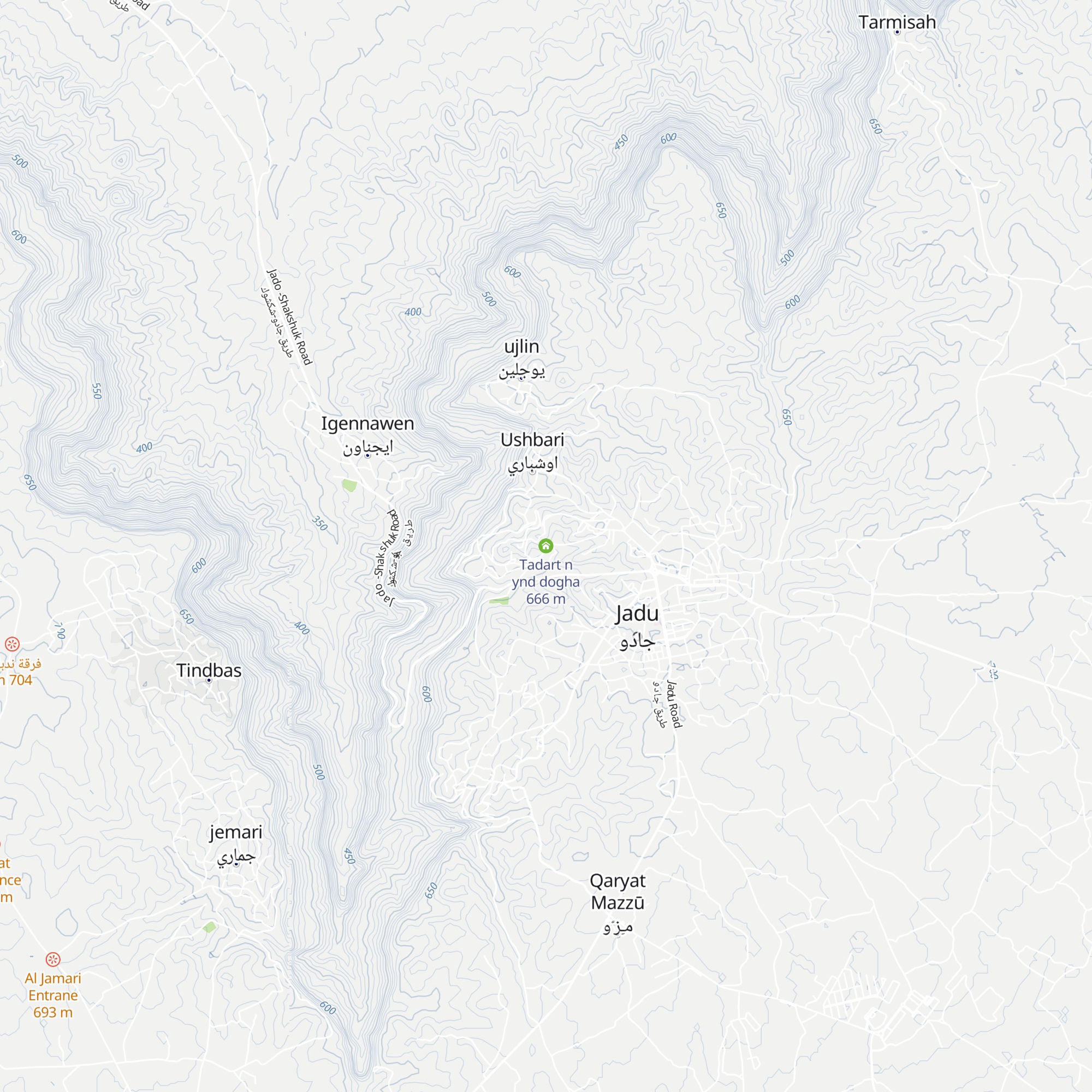 Tadart n ynd dogha map