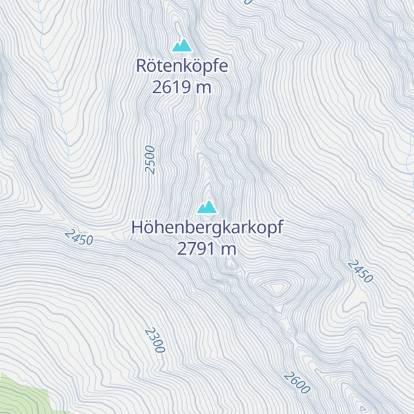 Map of Höhenbergkarkopf