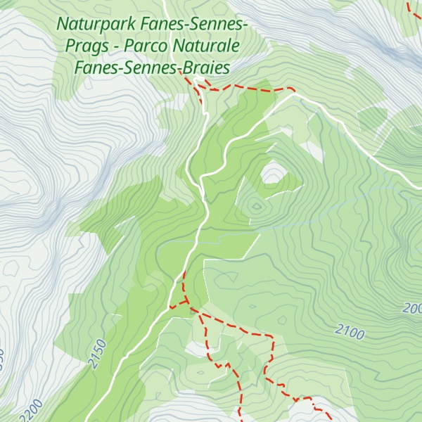 Map of Ucia de Gran Fanes