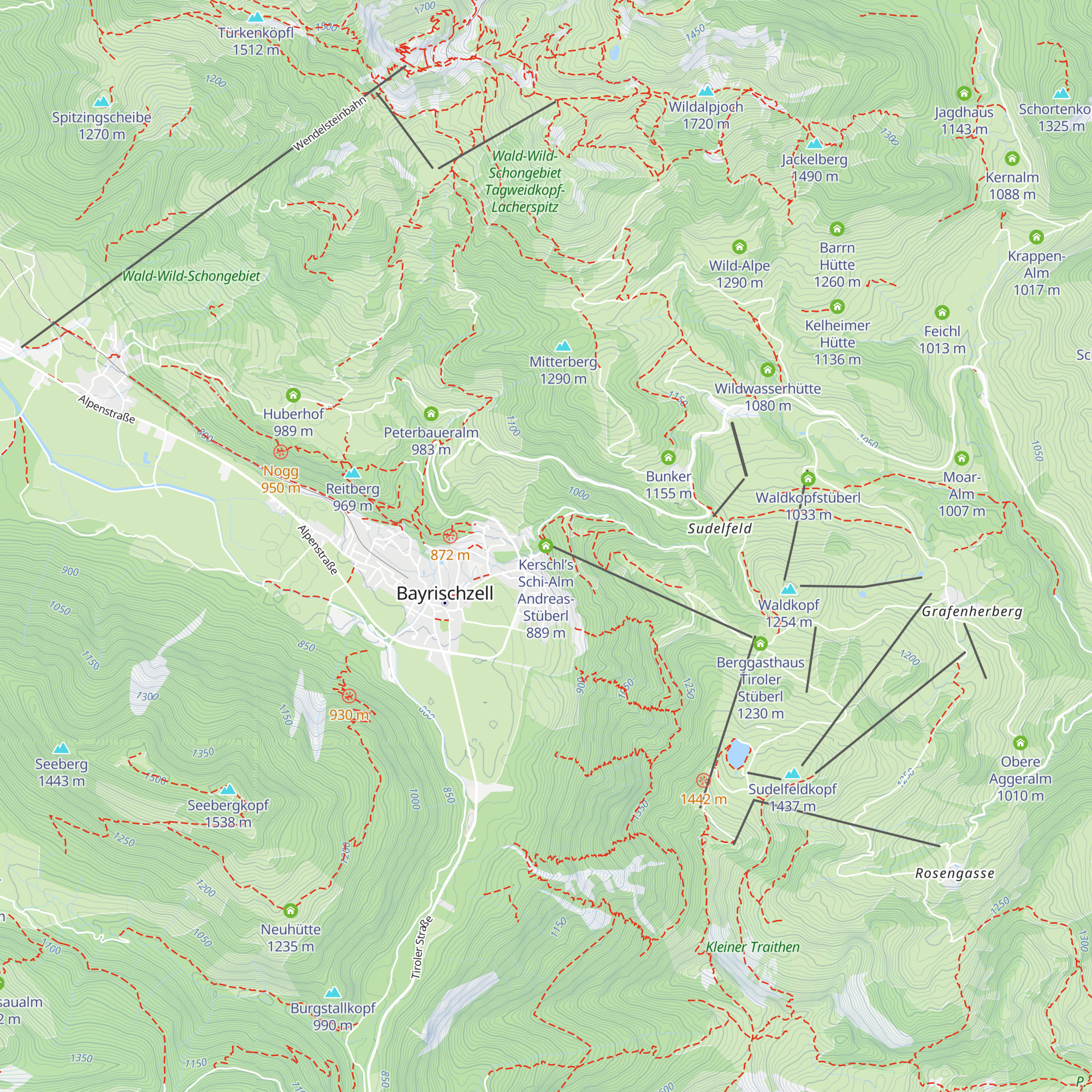 Kerschl’s Schi-Alm Andreas-Stüberl map