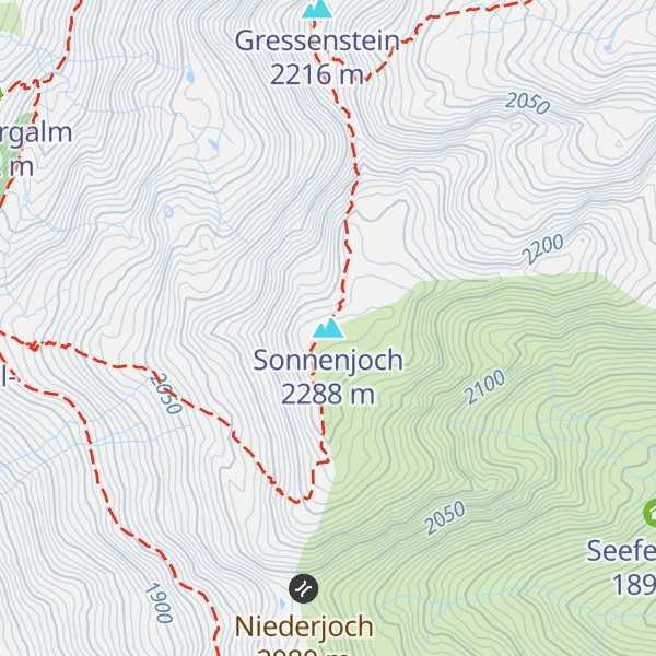 Map of Sonnenjoch