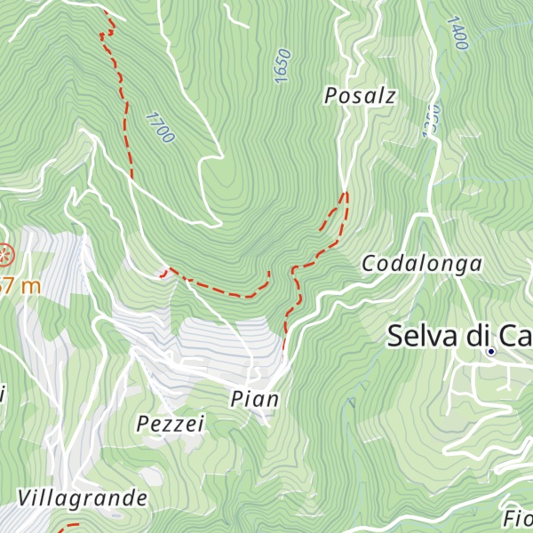 Map of Passaggio pericoloso attrezzato