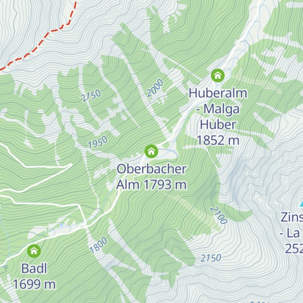 Map of Oberbacher Alm