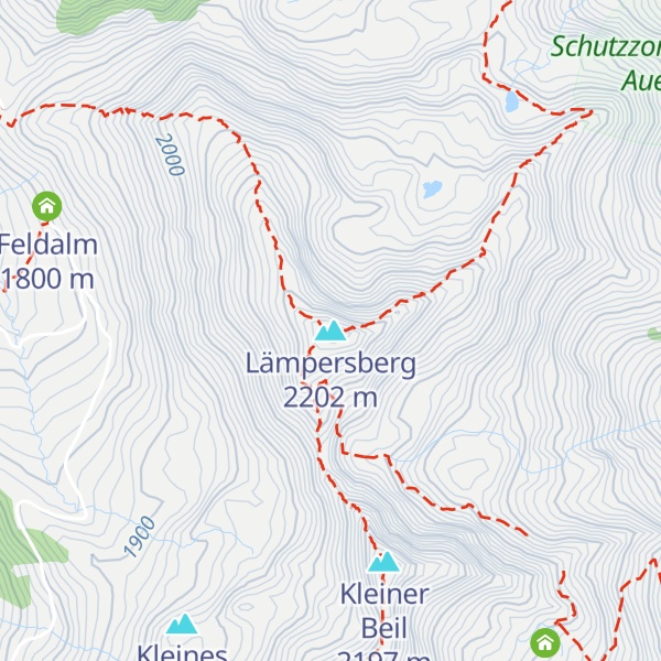 Map of Lämpersberg