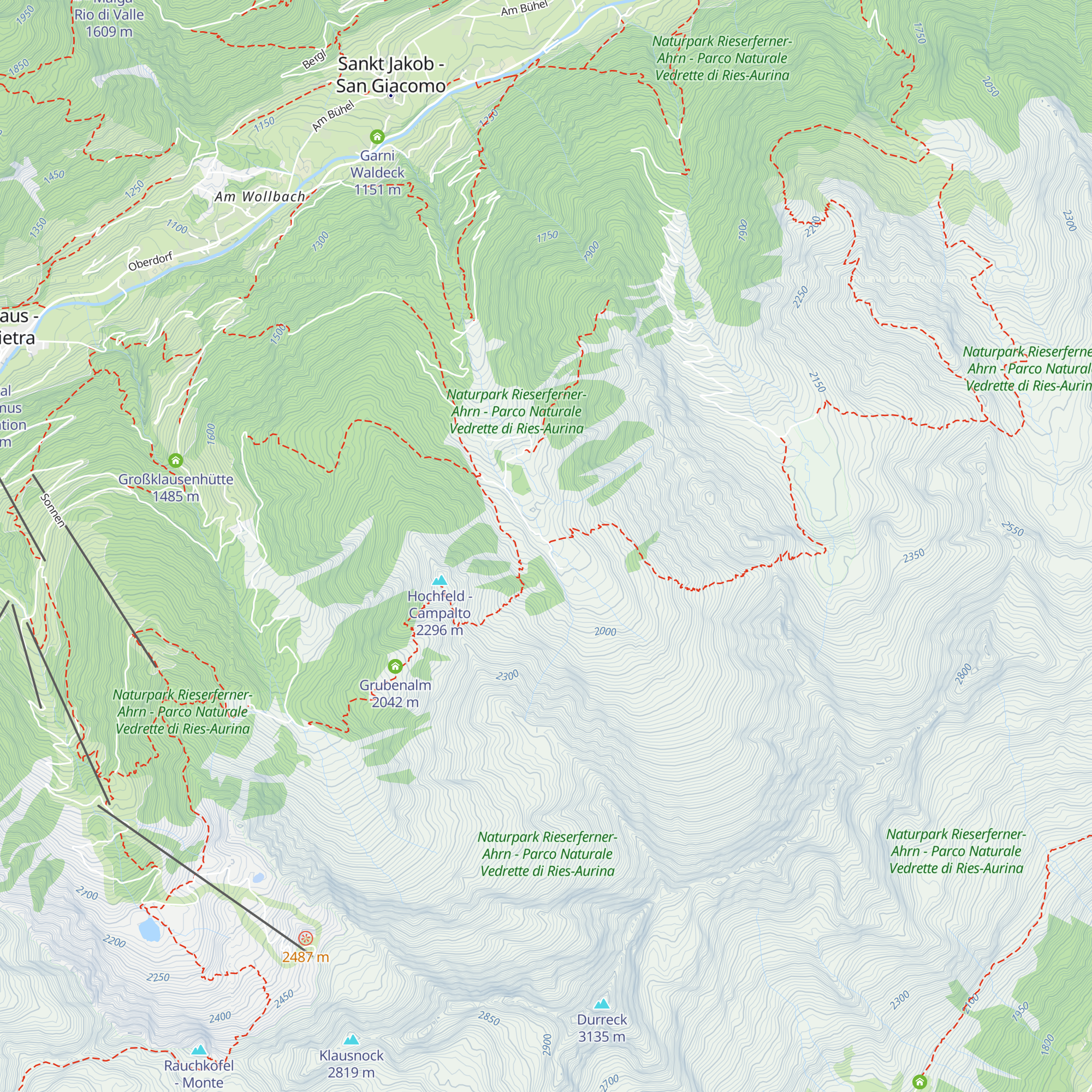 Bärentalalm map