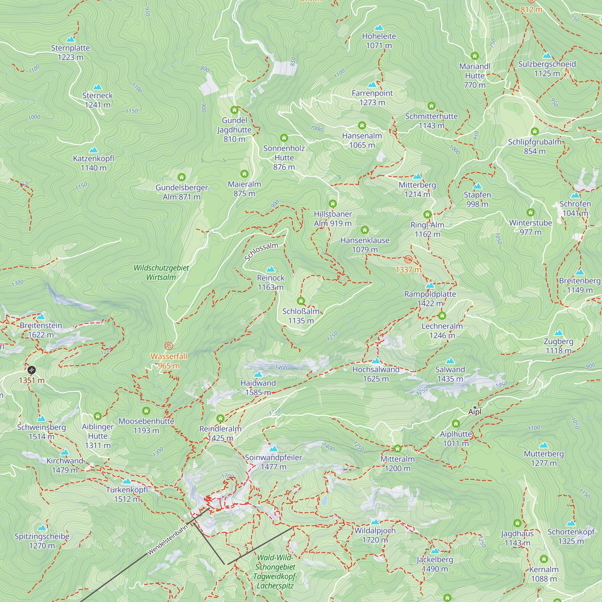 Schloßalm map