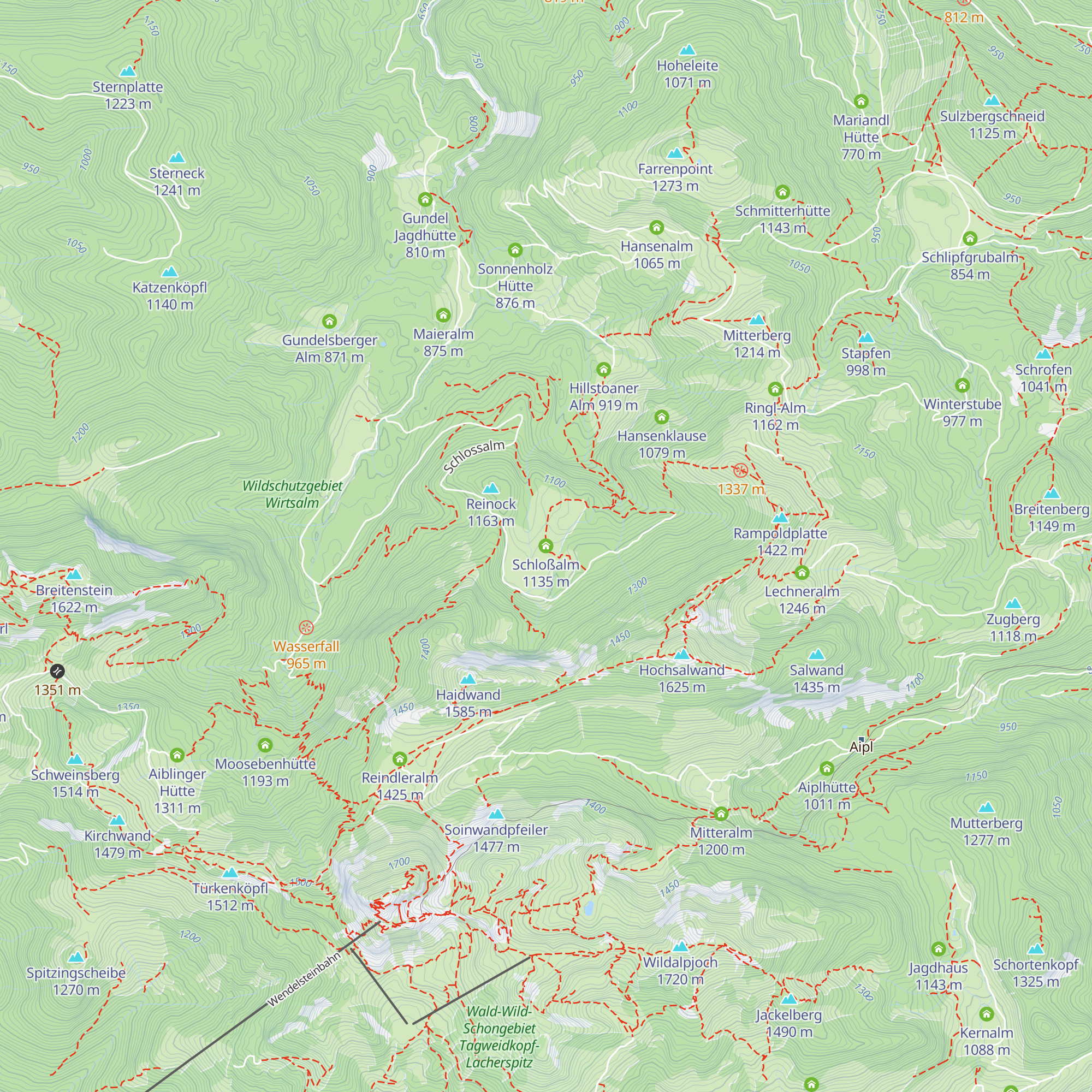 Schloßalm map