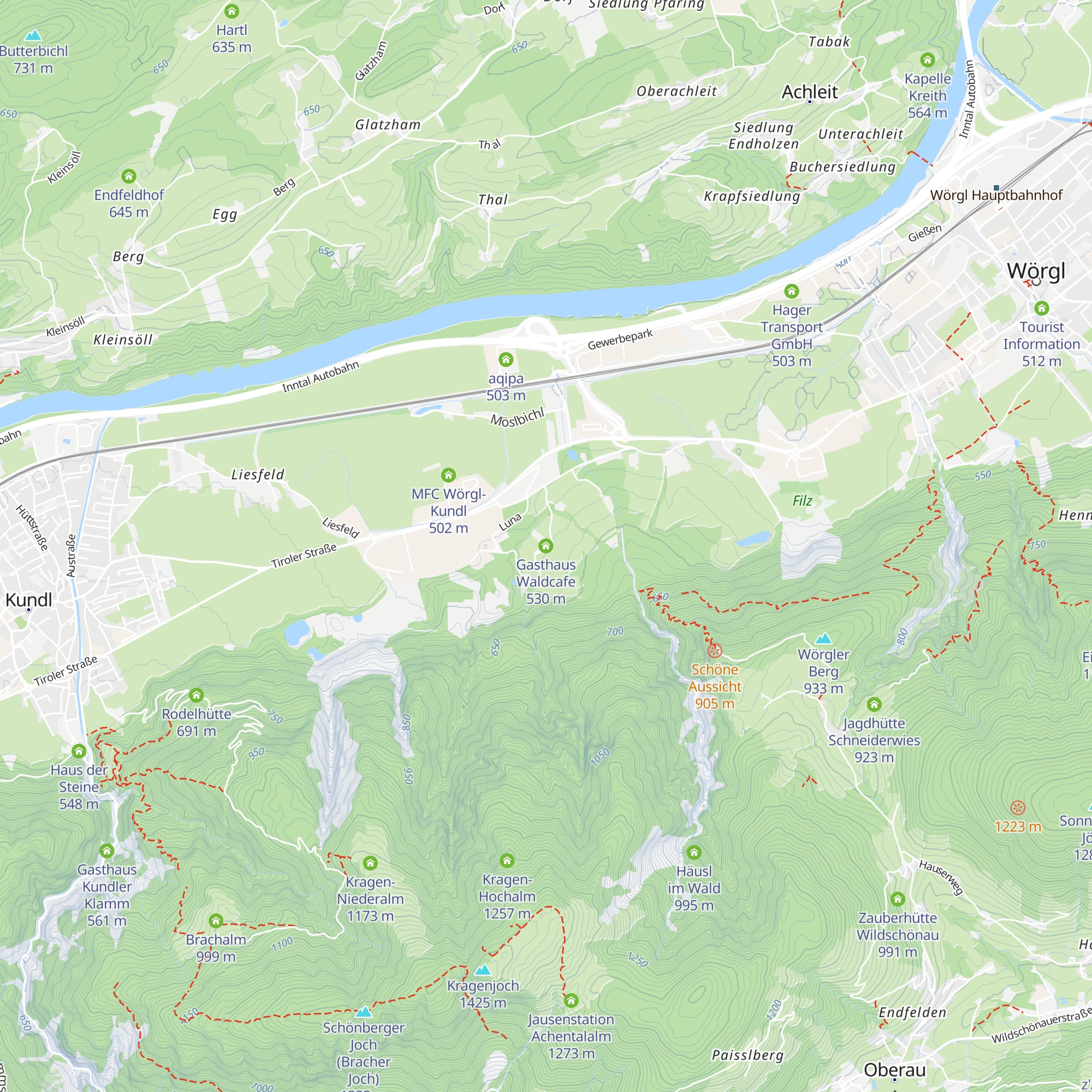 Gasthaus Waldcafe map