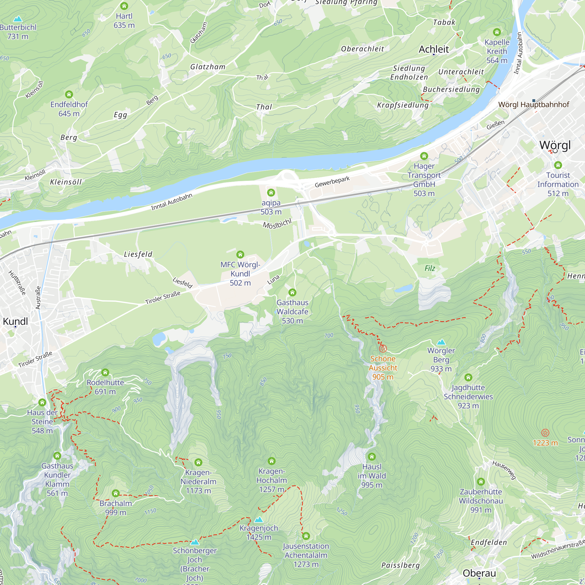 Gasthaus Waldcafe map