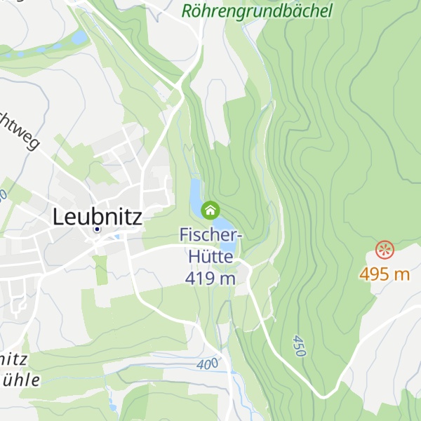 Map of Fischer-Hütte