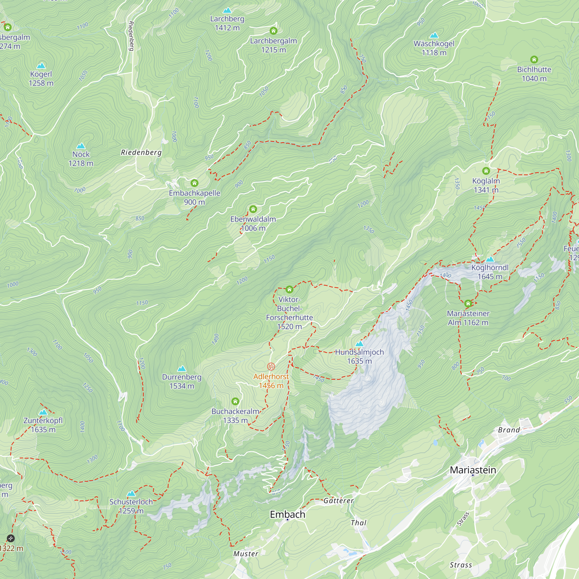 Viktor-Büchel-Forscherhütte map