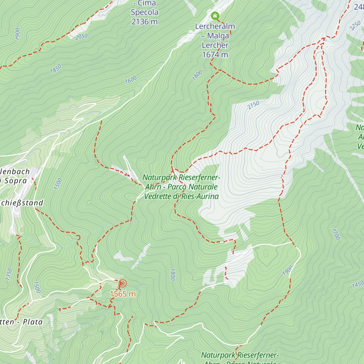 Malga Gönner Alm map