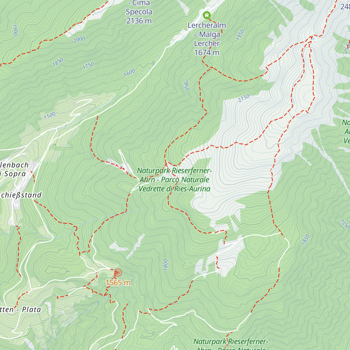 Malga Gönner Alm map