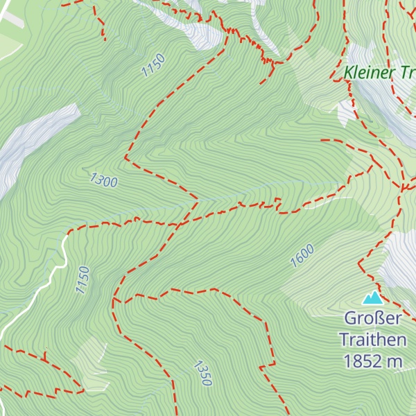 Map of Trockenletten Dienst-Hütte