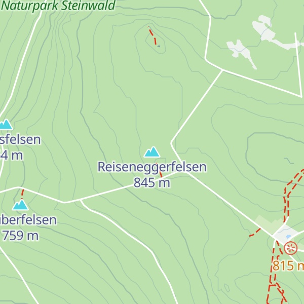 Map of Reiseneggerfelsen