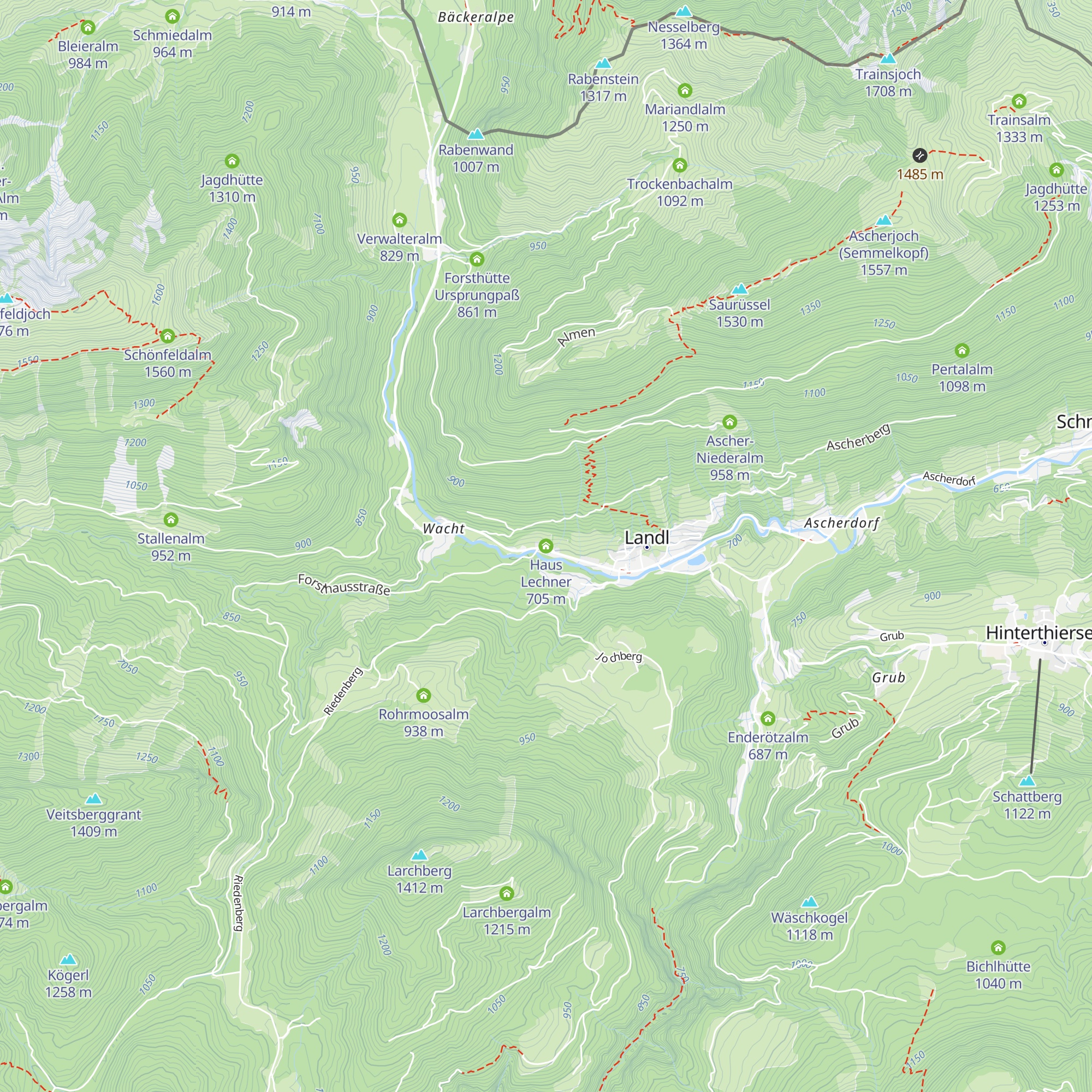 Haus Lechner map