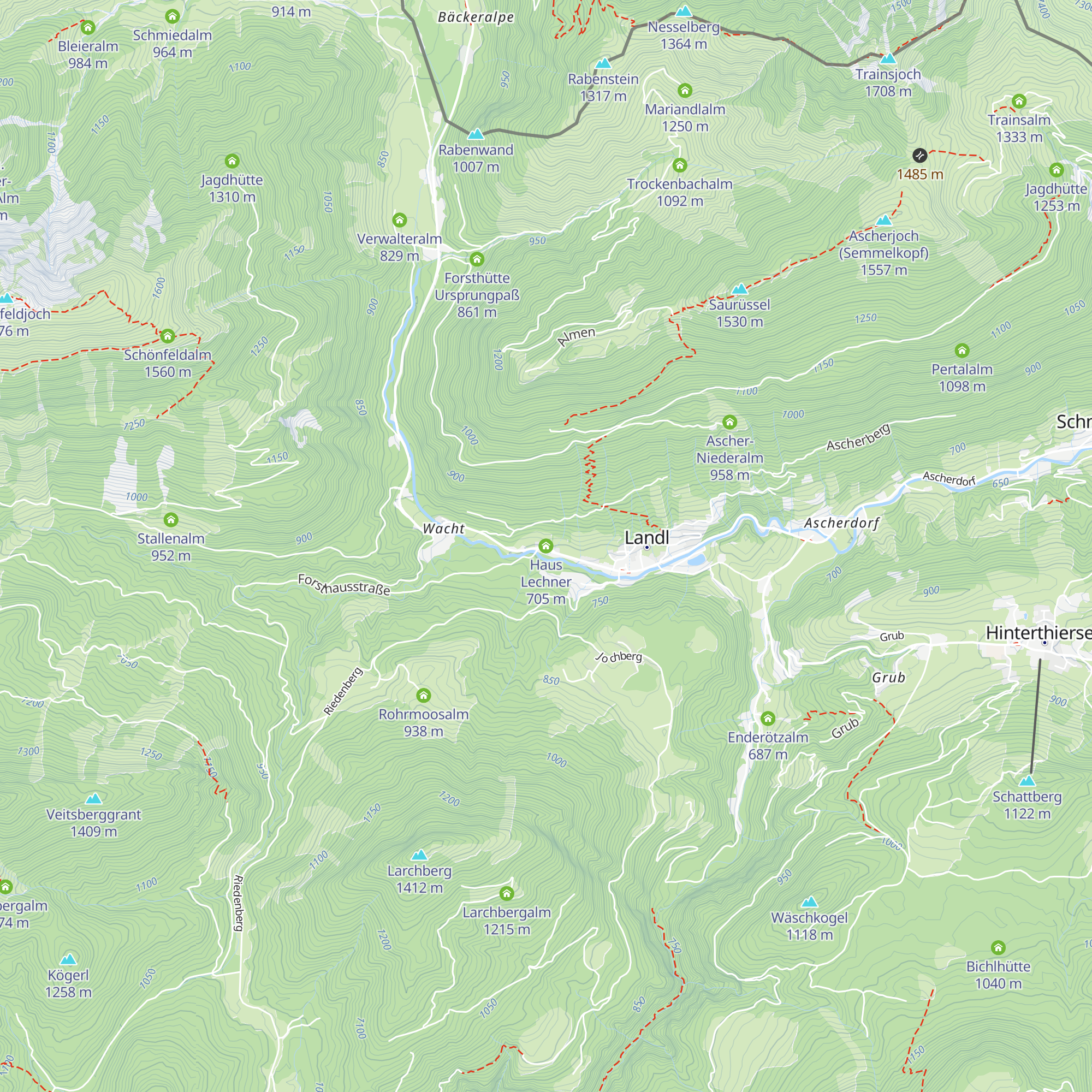 Haus Lechner map