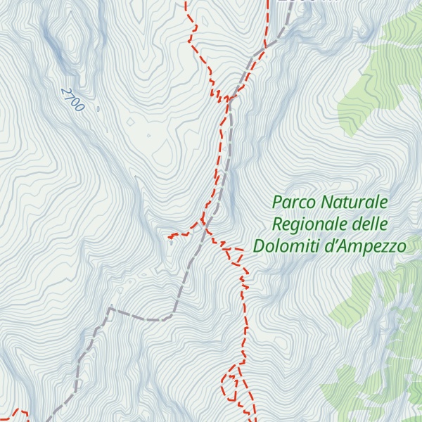 Map of Mont Ciase - Monte Casale