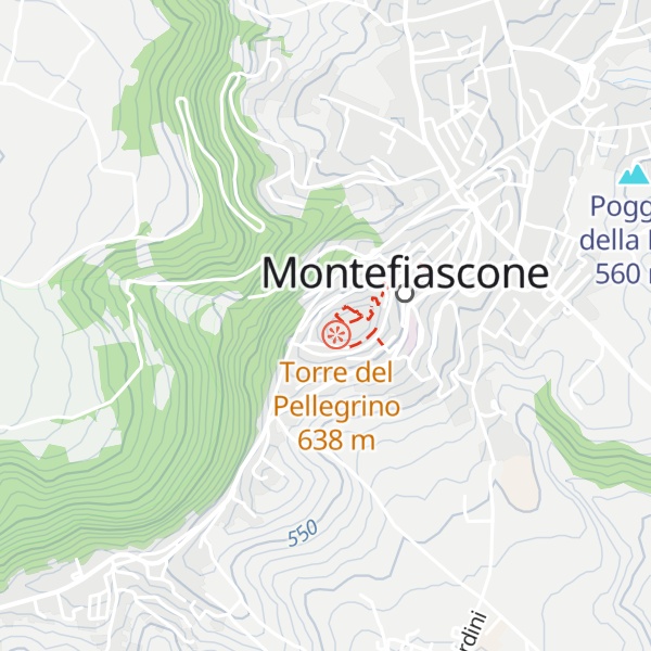 Map of Colle Falisco