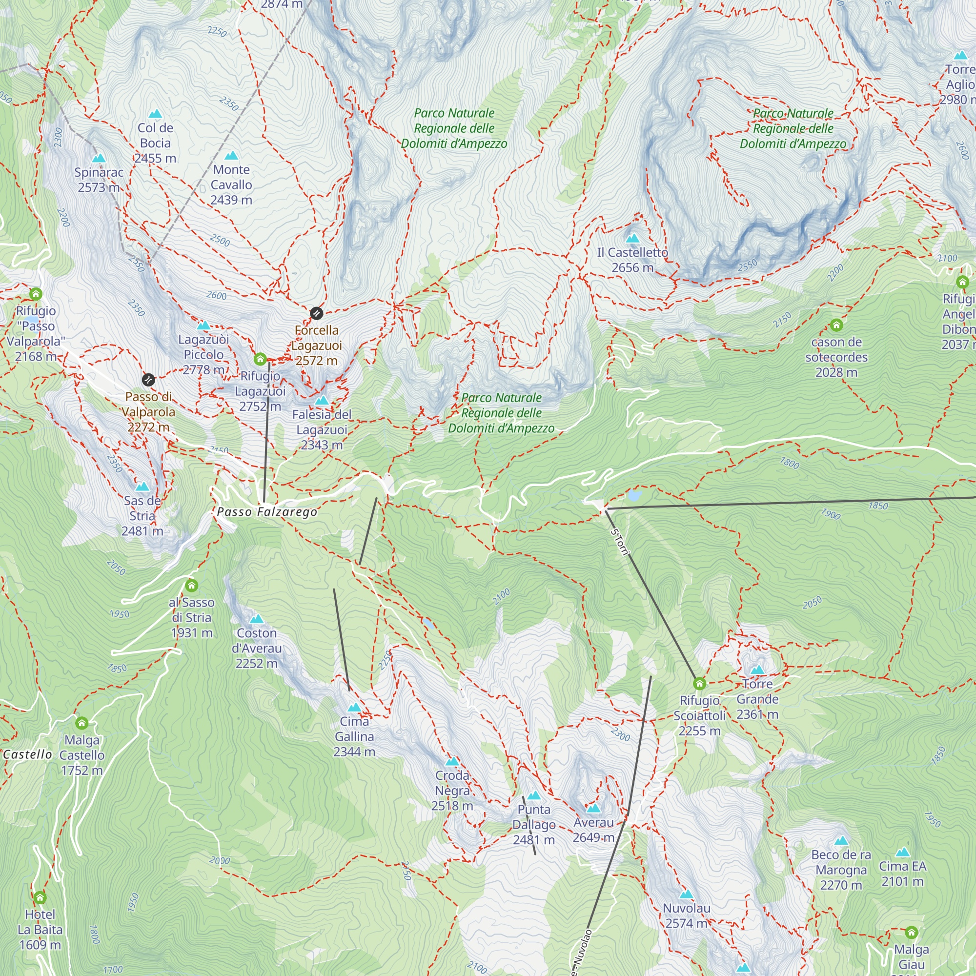 Ex Casa Cantoniera map