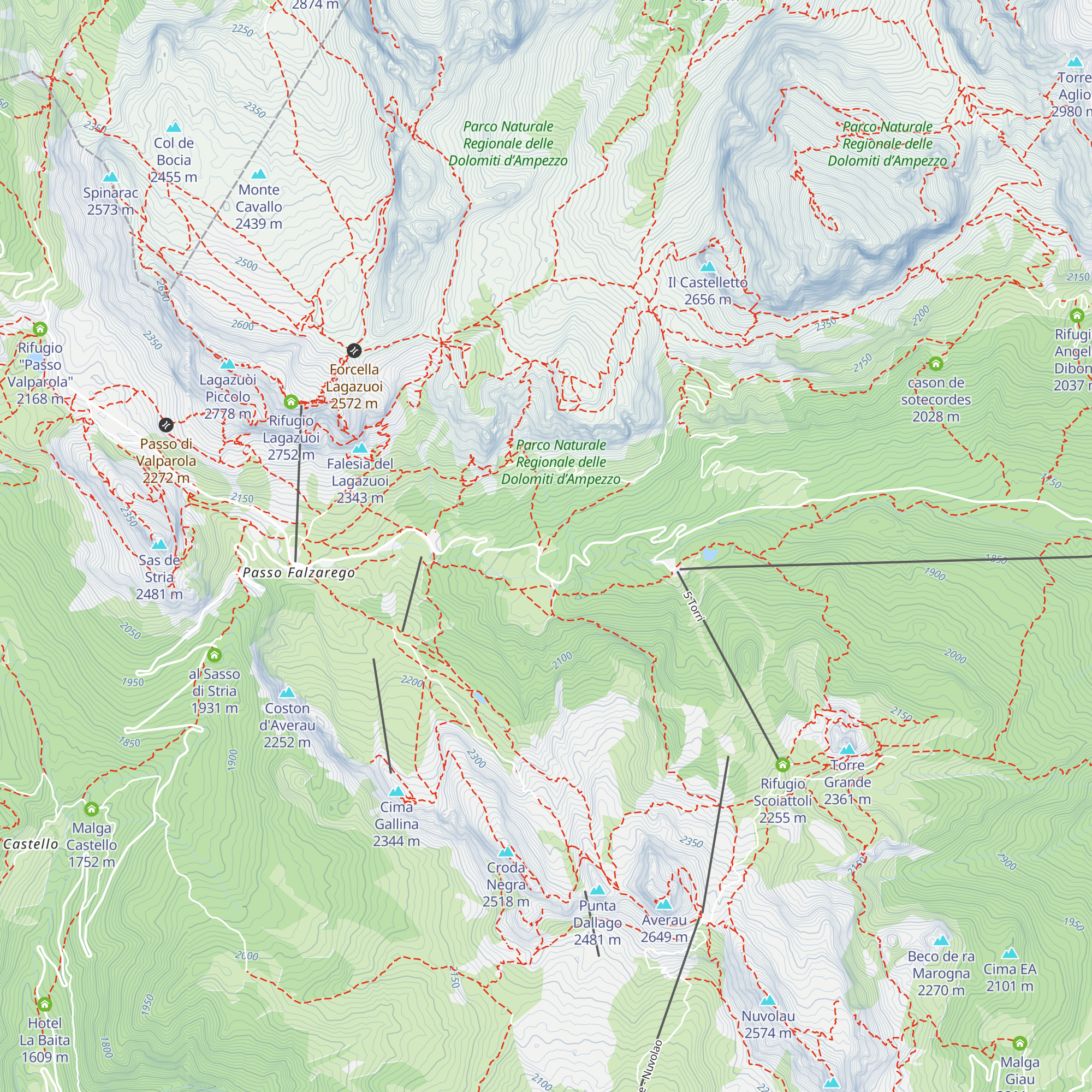 Ex Casa Cantoniera map