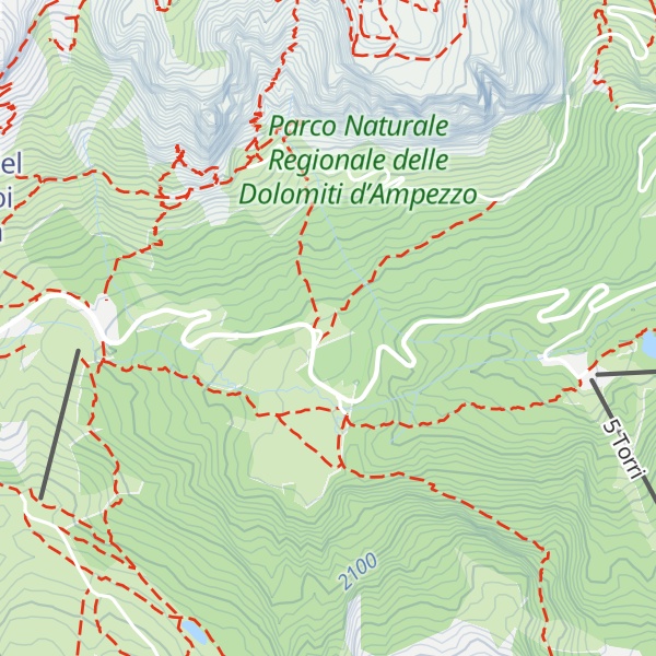 Map of Ex Casa Cantoniera
