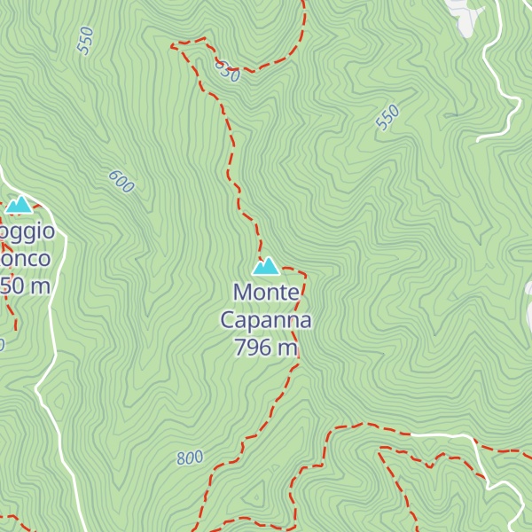 Map of Monte Capanna