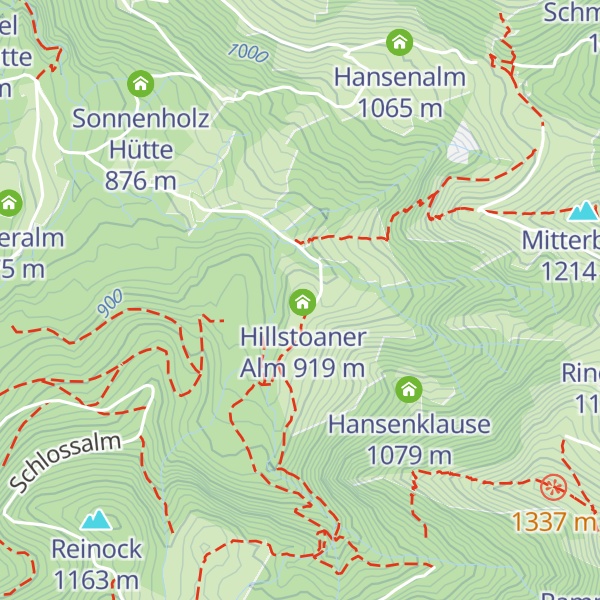 Map of Hillsteineralm