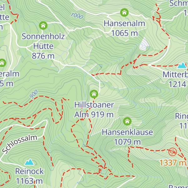 Map of Hillstoaner Alm