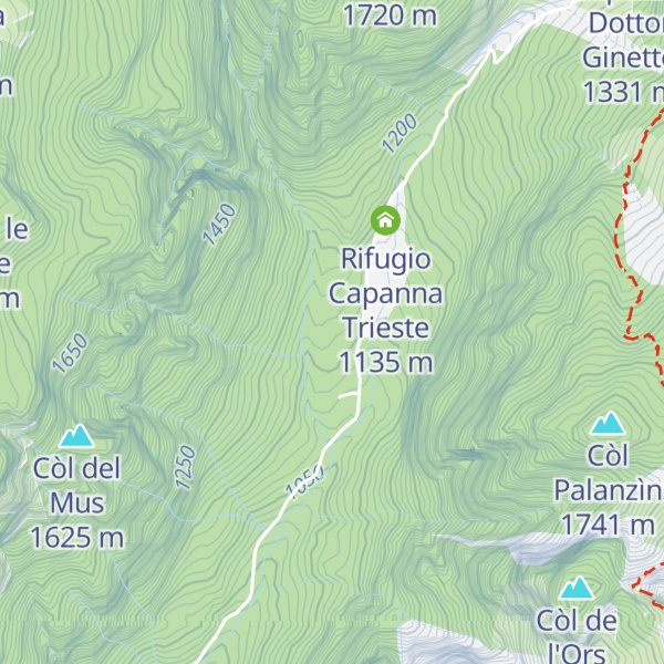 Map of Stalói casèra Corpassa