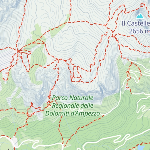 Map of Piramide del Col dei Bos