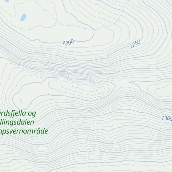 Map of Nordskardsfjellet