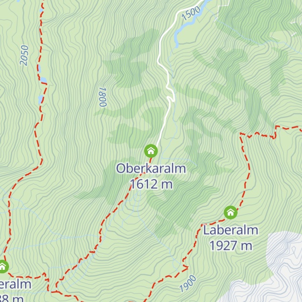 Map of Oberkaralm
