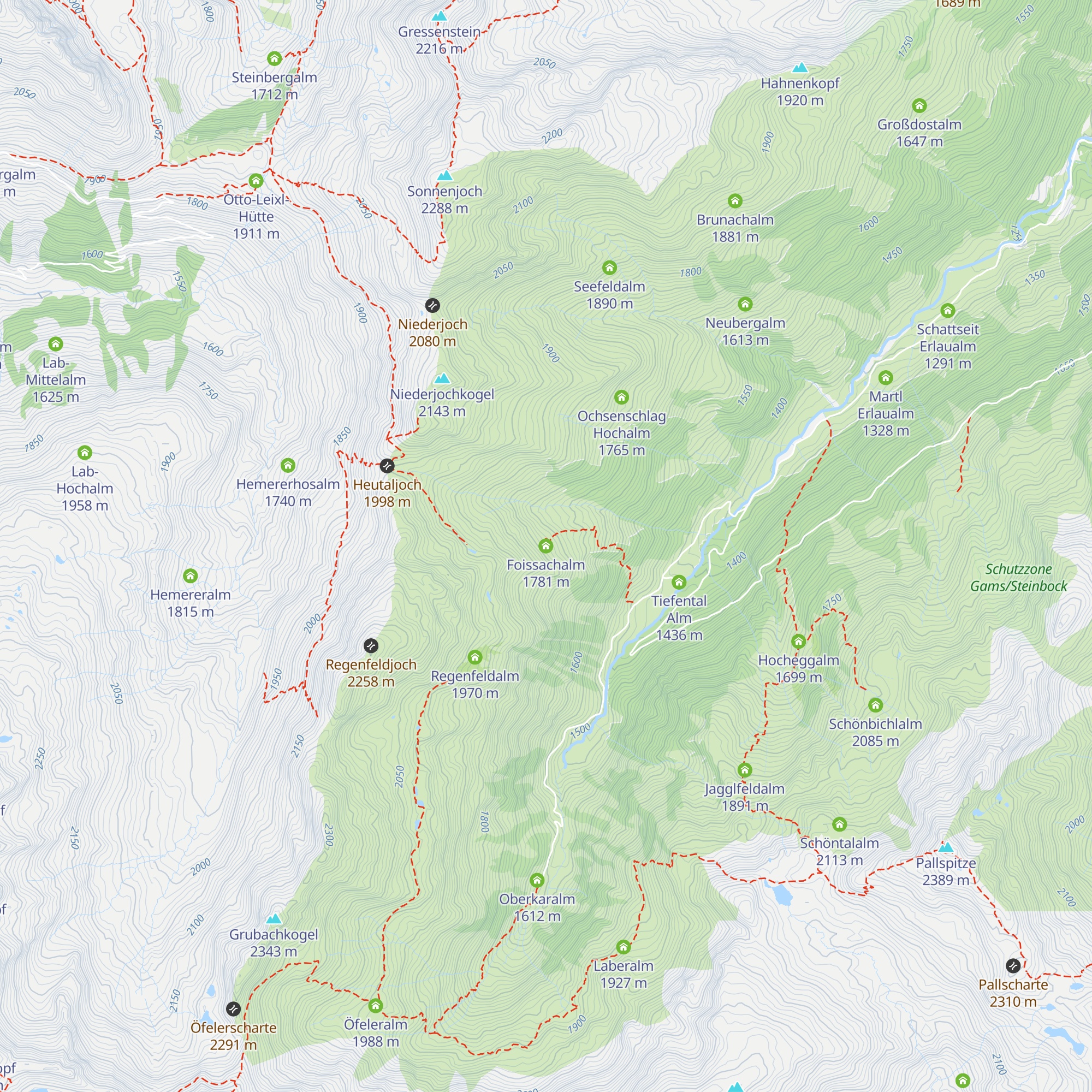 Foissachalm map